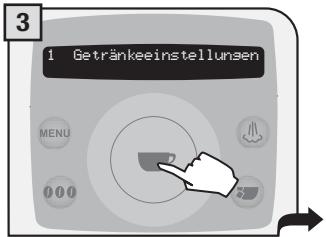 SAECO TALEA RING PLUS - 2.PROGRAMMIERUNGÜBERDAS MENU“GETRÄNKEEINSTELLUNGEN - 9