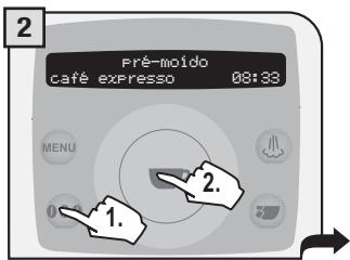 SAECO TALEA RING PLUS - INTRODUZA SO UM MEDIDOR DE CAFÉ MOÍDO POR CADA VEZ. NÃO É POSSÍVEL DISTRIBUTIER DOIS CAFÉS AO MESMO TEMPO. - 2
