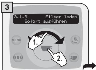 SAECO TALEA RING PLUS - Befüllend des Filter - 3