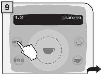 SAECO TALEA RING PLUS - TIMERINSTELLING《MAANDAG》 - 9