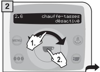 SAECO TALEA RING PLUS - MENU « PLAQUE CHAUFFE-TASSES » - 2
