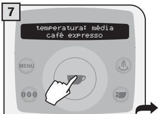SAECO TALEA RING PLUS - 2.PROGRAMAR DO MENU "PROGRAMAÇAO BEBIDAS" - 5