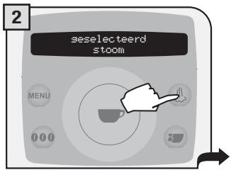SAECO TALEA RING PLUS - AFGIFTE VAN STOOM - 3