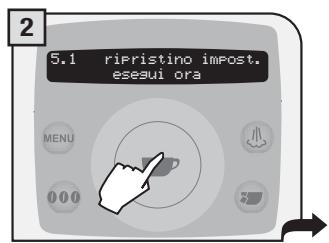 SAECO TALEA RING PLUS - RIPRISTINO IMPOSTAZIONI - 2