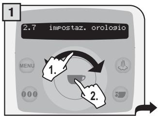 SAECO TALEA RING PLUS - Impostazione data - 1