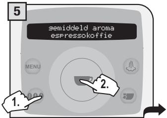 SAECO TALEA RING PLUS - 2.PROGRAMMEREN VANUIT HET MENU "DRANKINSTELLINGEN" - 10
