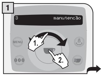 SAECO TALEA RING PLUS - MENU "FILTRO ÁGUA" - 1