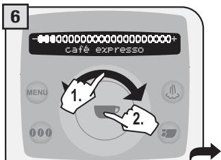 SAECO TALEA RING PLUS - 2.PROGRAMAR DO MENU "PROGRAMAÇAO BEBIDAS" - 4