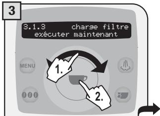 SAECO TALEA RING PLUS - La charge du filtré - 3