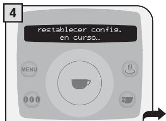 SAECO TALEA RING PLUS - RESTABLECER CONFIGURación - 4