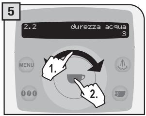 SAECO TALEA RING PLUS - MENU „DUREZZA ACQUA" - 5