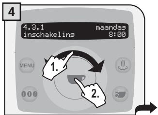 SAECO TALEA RING PLUS - TIMERINSTELLING《MAANDAG》 - 4