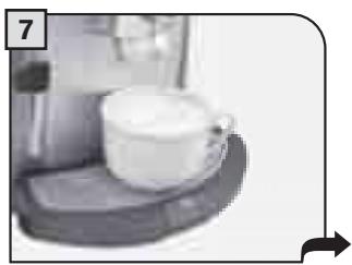 SAECO TALEA RING PLUS - AUSGABECAPPUCCINO - 8