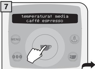 SAECO TALEA RING PLUS - 2.PROGRAMMAZIONE DAL MENU "IMPOSTAZIONE BEVANDE" - 8