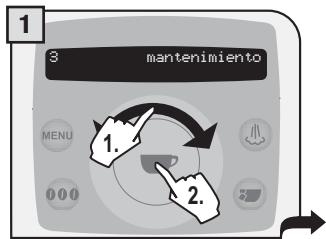 SAECO TALEA RING PLUS - MENÜ “DESCALCIFICACION” - 1