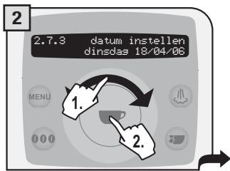 SAECO TALEA RING PLUS - Datum instellen - 2