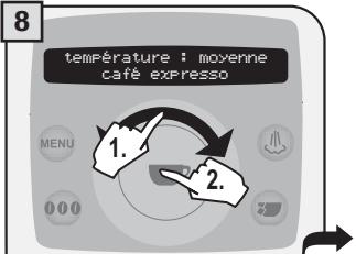 SAECO TALEA RING PLUS - 2.PROGRAMMATION A PARTIR DU MENU « RÉGLAGE DES BOISSONS » - 11