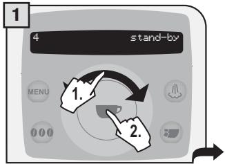 SAECO TALEA RING PLUS - TIMERINSTELLING《MAANDAG》 - 1