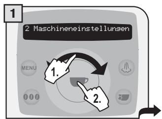 SAECO TALEA RING PLUS - MENU "UHREINSTELLUNG" - 1