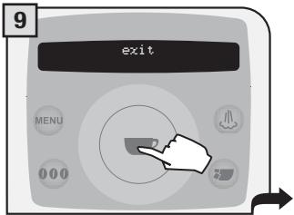 SAECO TALEA RING PLUS - SETTING THE LANGUAGE - 9