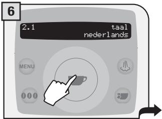 SAECO TALEA RING PLUS - DE TAAL INSTELLEN - 6
