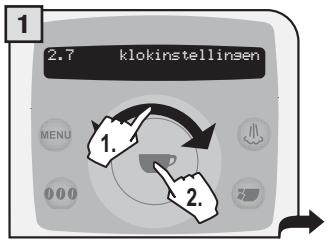 SAECO TALEA RING PLUS - Tijd instellen - 1