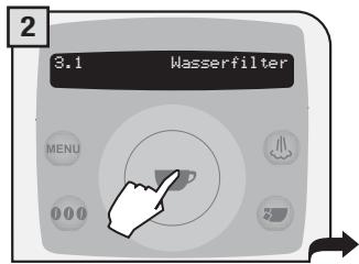 SAECO TALEA RING PLUS - Verbleibende Literanzahl - 2