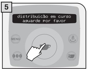 SAECO TALEA RING PLUS - INTRODUZA SO UM MEDIDOR DE CAFÉ MOÍDO POR CADA VEZ. NÃO É POSSÍVEL DISTRIBUTIER DOIS CAFÉS AO MESMO TEMPO. - 5