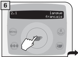 SAECO TALEA RING PLUS - SELECTIONNER LA LANGUE - 6