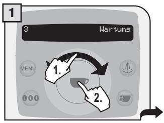 SAECO TALEA RING PLUS - MENU „WASSERFILTER” - 1