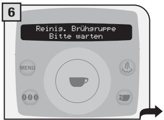 SAECO TALEA RING PLUS - DER REINIGUNGSZYKLUS KANN NICTT UTERBROCHEN WERDEN. DER VORGANG MULLS VON EINER PERSON ÜBERWACHT WERDEN. - 6