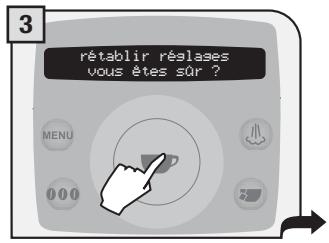 SAECO TALEA RING PLUS - RéTABLIR RÉGLAGES - 3