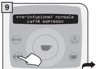 SAECO TALEA RING PLUS - 2.PROGRAMMAZIONE DAL MENU "IMPOSTAZIONE BEVANDE" - 10