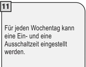 SAECO TALEA RING PLUS - EINSTELLUNG TIMER «MONTAG» - 11