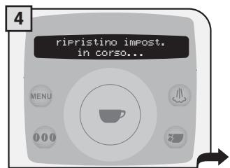 SAECO TALEA RING PLUS - RIPRISTINO IMPOSTAZIONI - 4