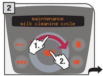 SAECO PRIMEA RING - Milk wash cycle - 2