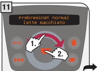 SAECO PRIMEA RING - 2.PROGRAMMING FROM THE "BEVERAGE SETTINGS" MENU - 12