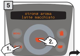 SAECO PRIMEA RING - 2.PROGRAMMING FROM THE "BEVERAGE SETTINGS" MENU - 6
