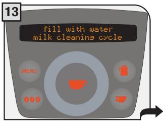 SAECO PRIMEA RING - Milk wash cycle - 13