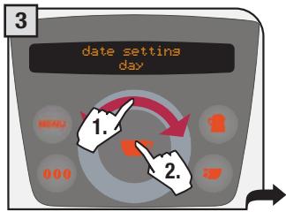 SAECO PRIMEA RING - Date setting - 3