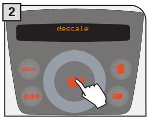 SAECO PRIMEA RING - WARNING! DESCALING MUST BE COMPLETED WITHIN 24 HOURS FROM ITS INTERRUPTION. - 2