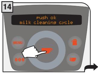 SAECO PRIMEA RING - Milk wash cycle - 14