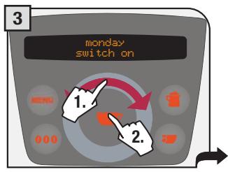 SAECO PRIMEA RING - Setting an interval for turning on the machine - 3