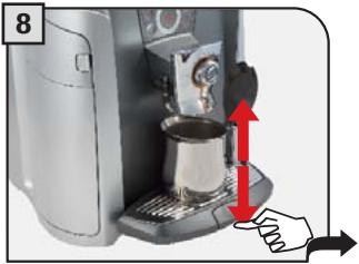 SAECO PRIMEA RING - Milk wash cycle - 8