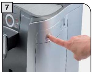 SAECO PRIMEA RING - STARTING THE MACHINE - 7
