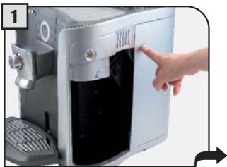 SAECO PRIMEA RING - CLEANING THE BREW GROUP - 1