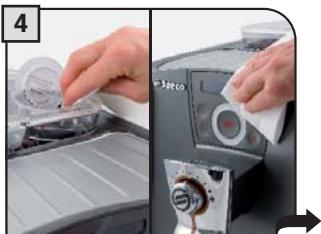 SAECO PRIMEA RING - GENERAL MACHINE CLEANING - 4