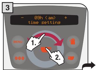SAECO PRIMEA RING - Time setting - 3