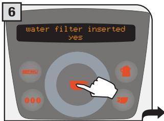 SAECO PRIMEA RING - INTENZA WATER FILTER - 6