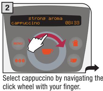 SAECO PRIMEA RING - CAPPUCCINO - 2